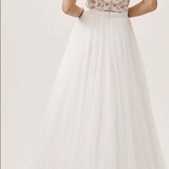 BHLDN Jenny Yoo, Atwell wedding skirt Size 12, - Picture 3 of 13